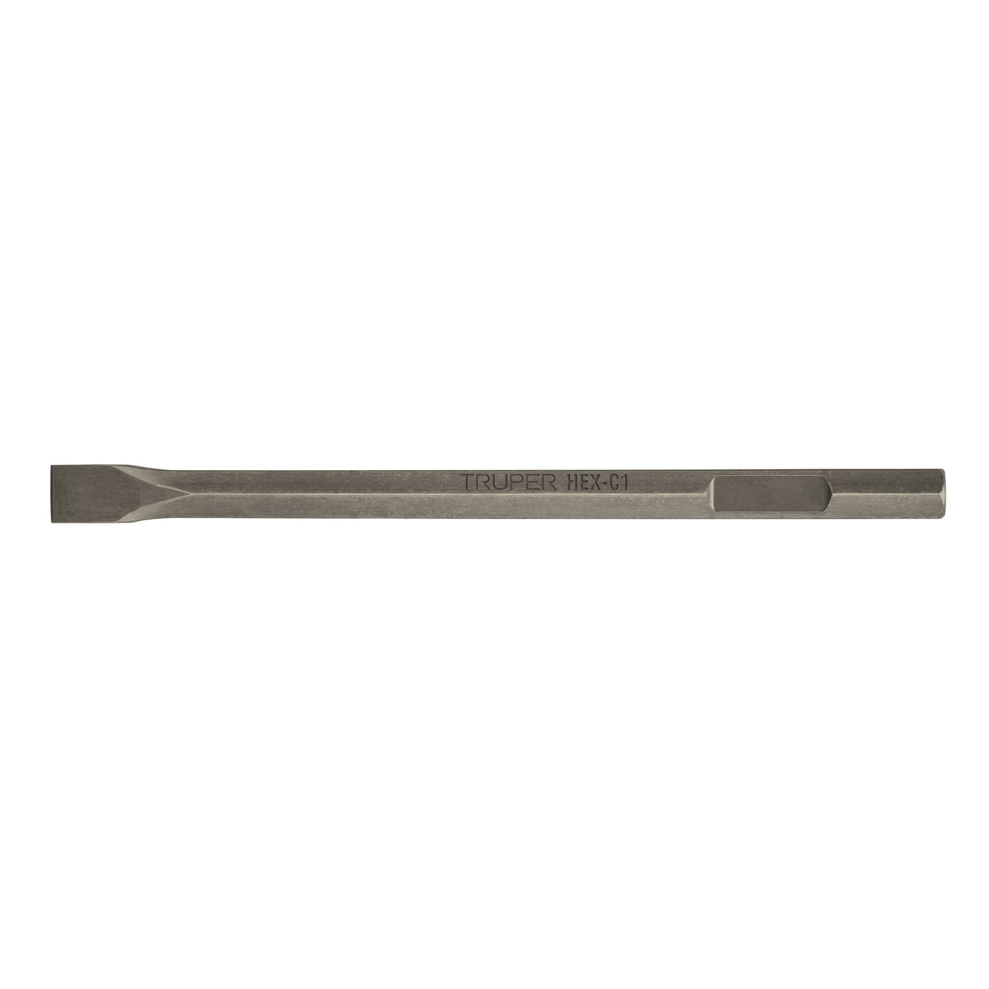 Cincel Plano Zanco Hexagonal De 1-3/8" x 20"